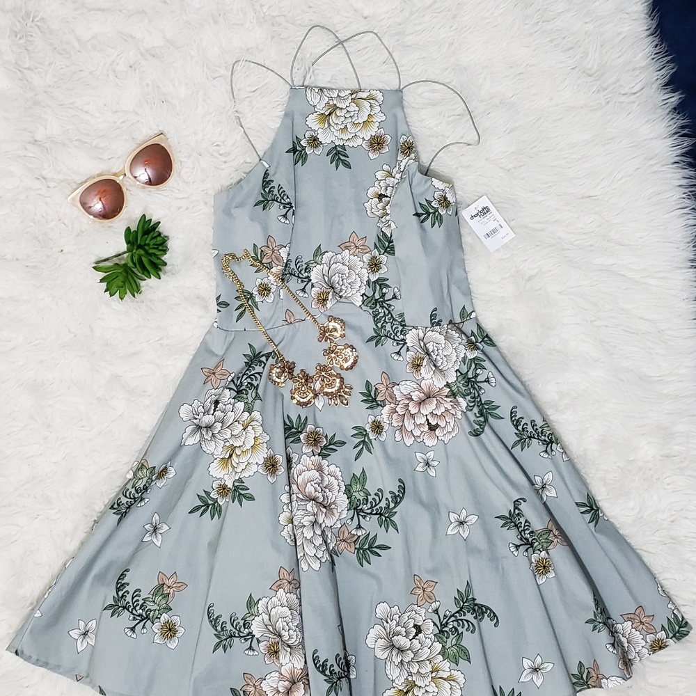 Floral Skater Dress